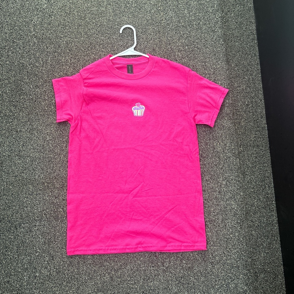 Hot pink cupcake shirt
